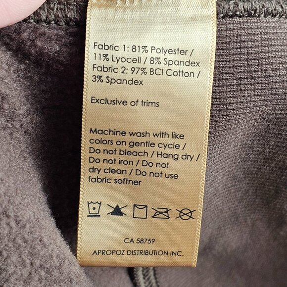 Indyeva Brown Athleisure Stretchy Comfortable Sweater Sz M - Picture 6 of 8